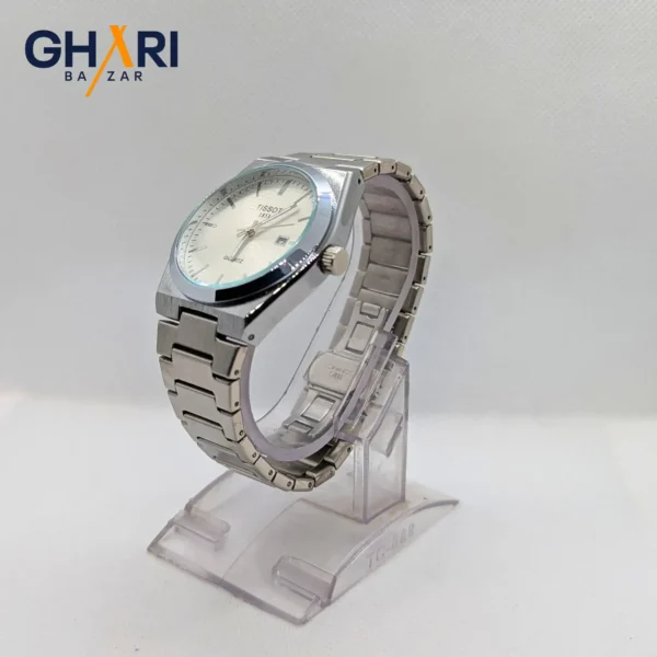 Stylish Tissot Quartz watch side view | Ghari Bazar